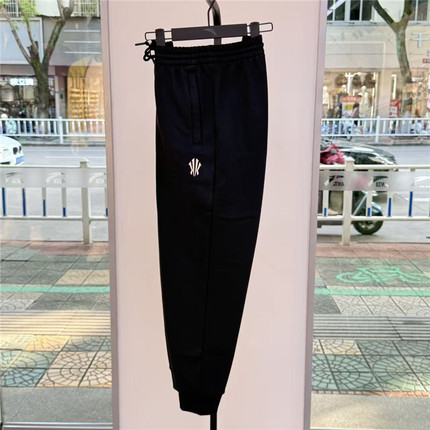 安踏凯里欧文系列2025冬季新款潮流美式针织加绒收口裤172541307N