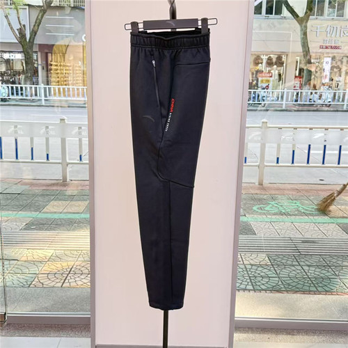 安踏运动卫裤男冬季新款加绒保暖长裤跑步训练运动裤子152547303N