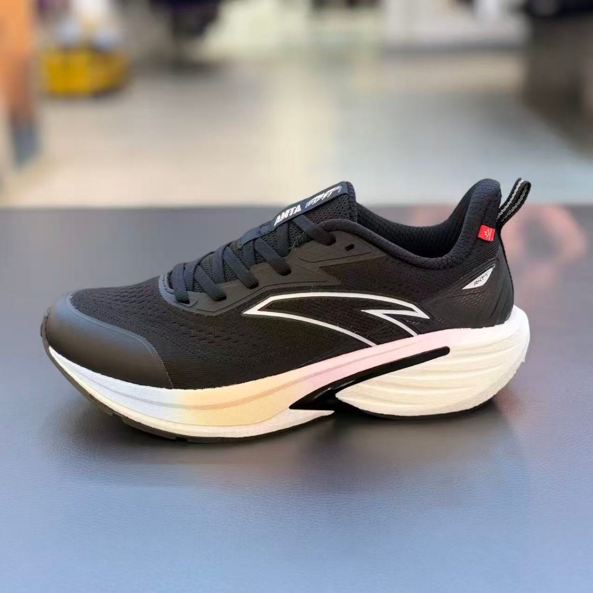 安踏火箭7氮科技防滑耐磨竞速跑步鞋女鞋缓震运动休闲鞋122545581