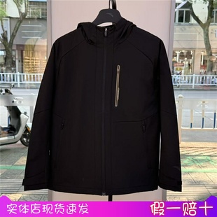 安踏2025冬季 男子梭织防泼水丝光绒梭织运动上衣外套152547613N