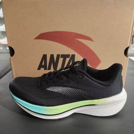 安踏羚跑男跑步鞋2026年春季新款时尚运动鞋氮科技112615555