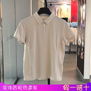 安踏冰丝polo丨短袖polo衫女士夏季新款透气正肩商务t恤162527126