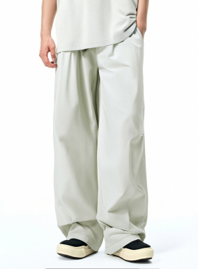 inflation 2025春夏新品凉感速干伞兵工装冰丝裤宽松直筒空调裤