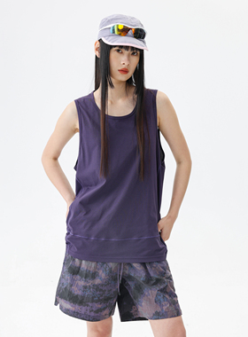 BLACK ARMADA 夏季山系户外防晒吸湿速干运动背心情侣跑步坎肩T恤