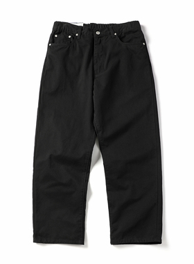 BLACK ARMADA 春秋季休闲裤直筒阔腿痞帅户外纯棉重磅百搭宽松裤