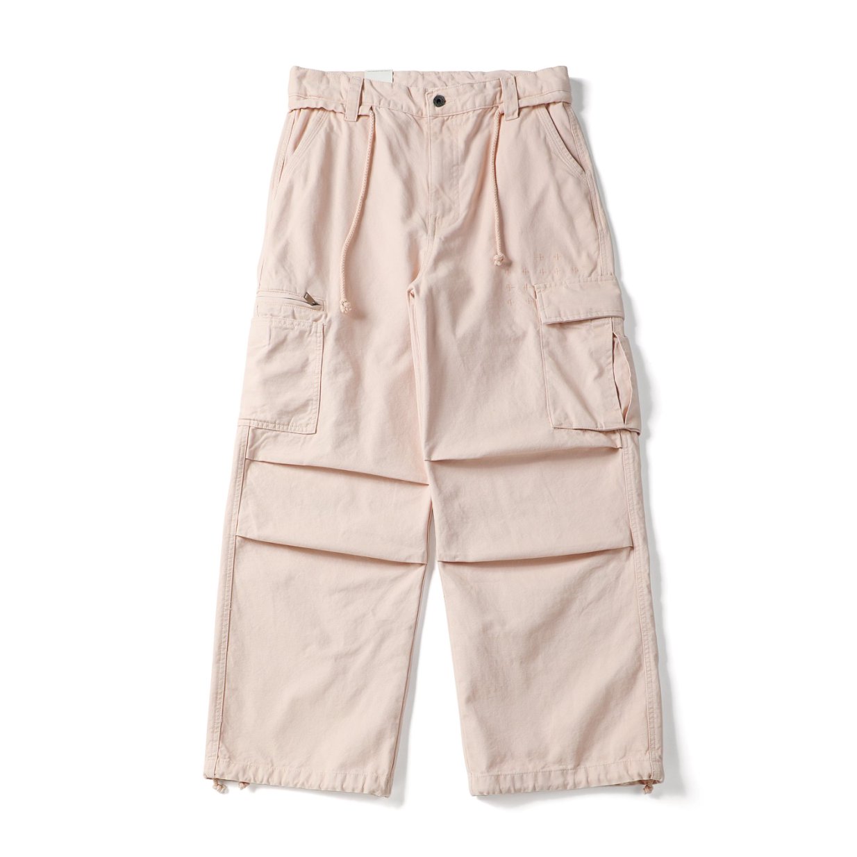 BLACK ARMADA 秋季新款复古做旧直筒工装裤褶皱休闲阔腿伞兵裤