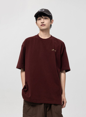 ABOOXCAO 夏季新款背后趣味好多鱼印花圆领短袖t恤宽松休闲短袖