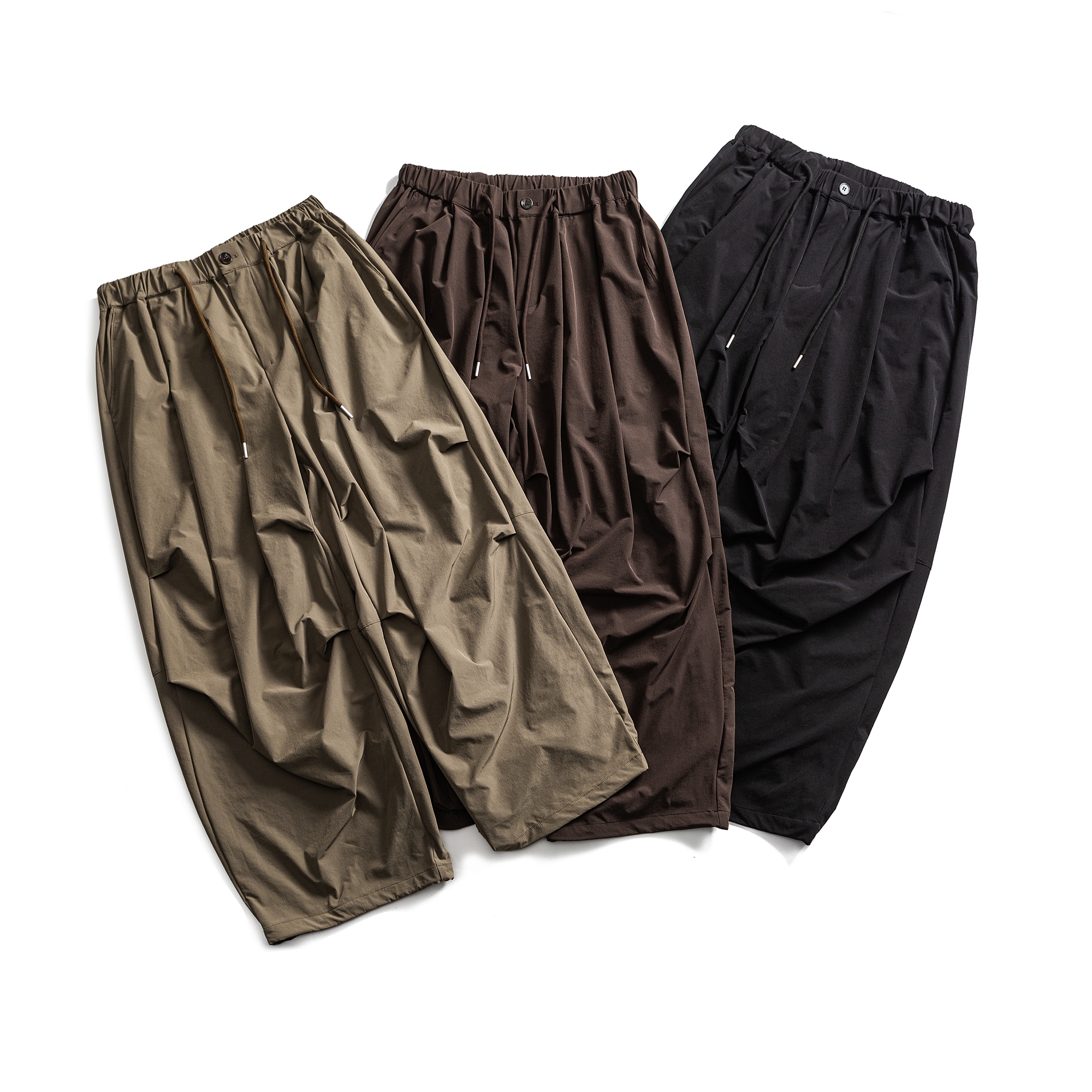 PLANETMUSIC 2025春夏新品山系户外时尚潮流休闲阔腿工装休闲长裤