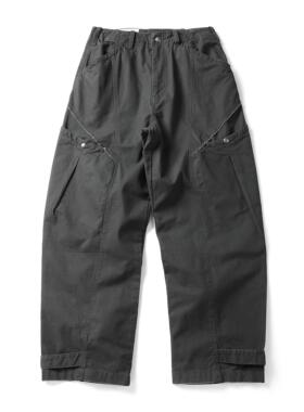 BLACK ARMADA 2025四季新品三防大口袋工装裤休闲宽松阔腿弯刀裤