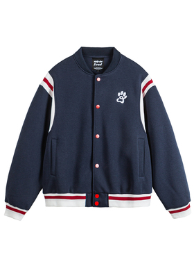 OLDTRIBE 秋季复古学院风设计感开衫夹克2025新款刺绣情侣棒球服