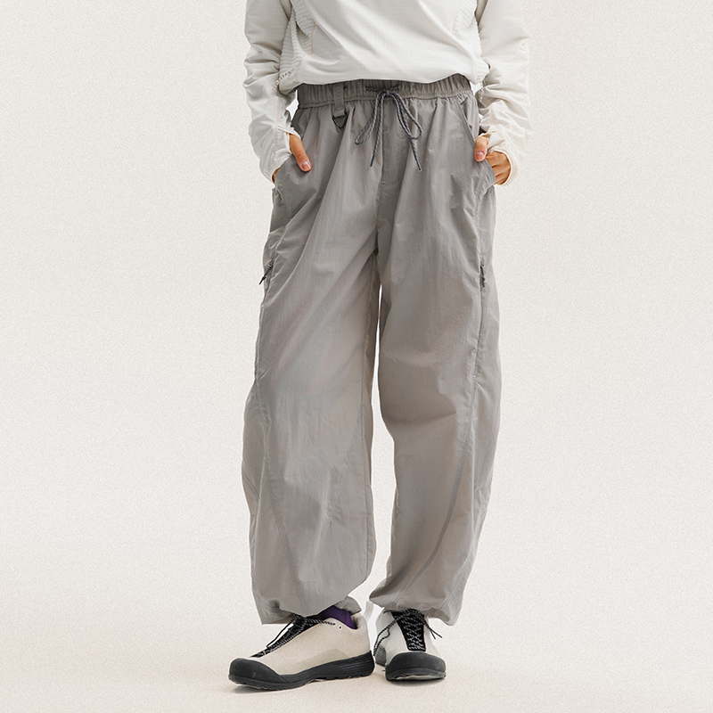 BLACK ARMADA 运动潮流超轻量化小弯刀休闲裤垂感机能骑行冲锋裤