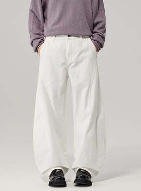 BLACK ARMADA 2025秋季新款高端美式复古牛仔裤直筒宽松休闲裤