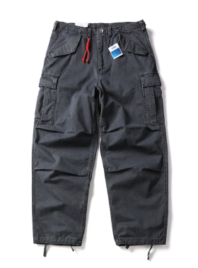 BLACK ARMADA 2024冬季新款重工水洗工装裤宽松厚款户外休闲裤