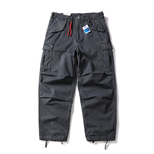 BLACK ARMADA 2024冬季新款重工水洗工装裤宽松厚款户外休闲裤