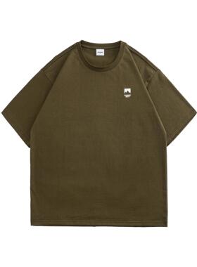 NEOISM 2025夏季新款运动休闲圆领T恤山峰LOGO印花短袖