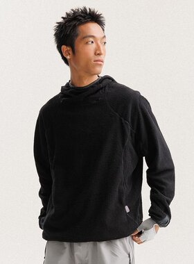 BLACK ARMADA 2025秋冬轻量化云朵绒动态恒温冬训连帽内搭卫衣