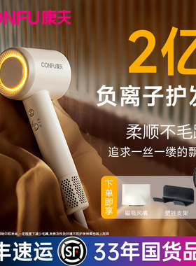 CONFU康夫F11高速吹风机家用大功率负离子护发大风力吹风筒速干