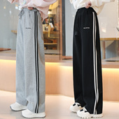 初高中生青少年女孩体育日常裤 秋装 子 2025新款 女大童休闲运动裤