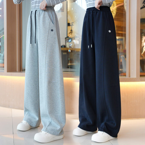 女孩时尚洋气百搭显高显瘦校裤