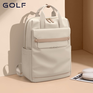 GOLF2025新款 女双肩包轻便大容量电脑背包旅行上班休闲通勤包 时尚