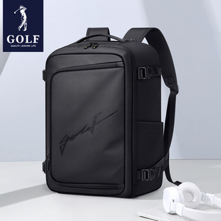 GOLF双肩包男2025新款 旅行包电脑手提包旅游大容量大学生书包 时尚
