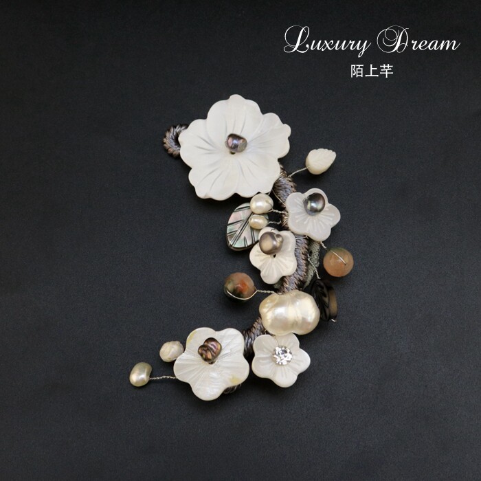 Broche femme en Nacre - Ref 1172203 Image 3