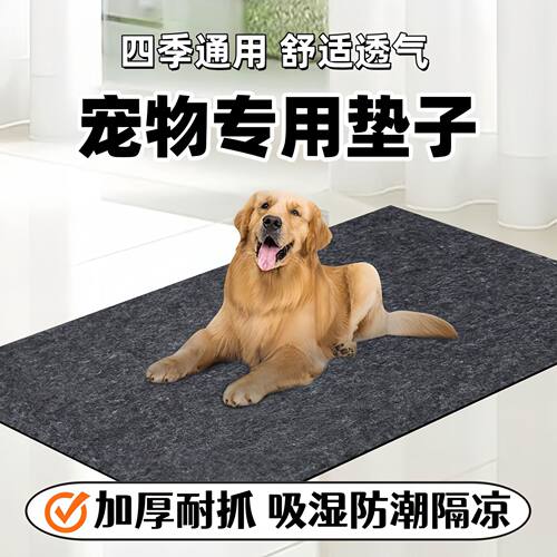 狗垫子防撕咬宠物地垫猫狗窝四季通用大型犬防滑防水狗笼垫板耐磨