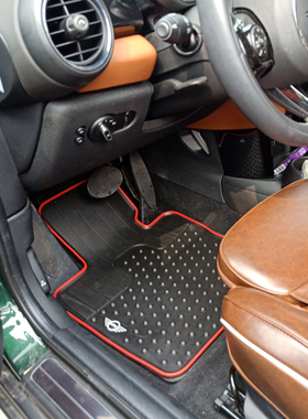 原厂迷你mini countrymanf54 F55 F56专用全天候乳胶脚垫后备箱垫