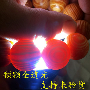 长白山琥珀木全透光佛珠手串东北松明子帝王血龙木沉香明丁男珠子