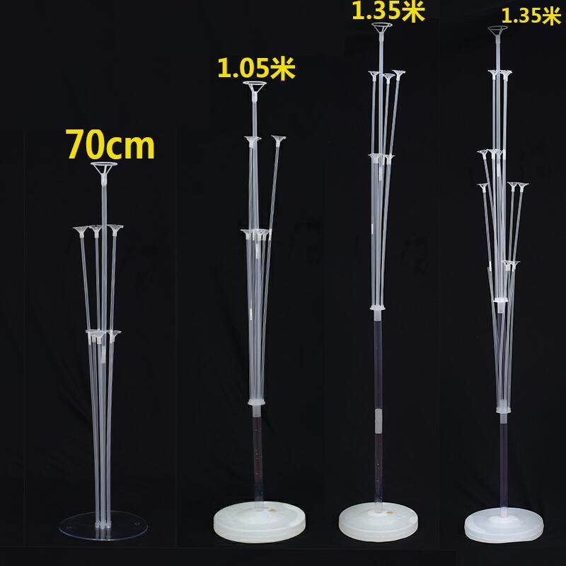 展示架透明杆婚庆地飘路引气球
