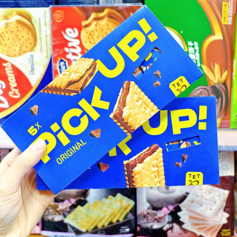 德国进口百乐顺牛奶咸焦糖夹心巧克力饼干独立包装零食解馋零食