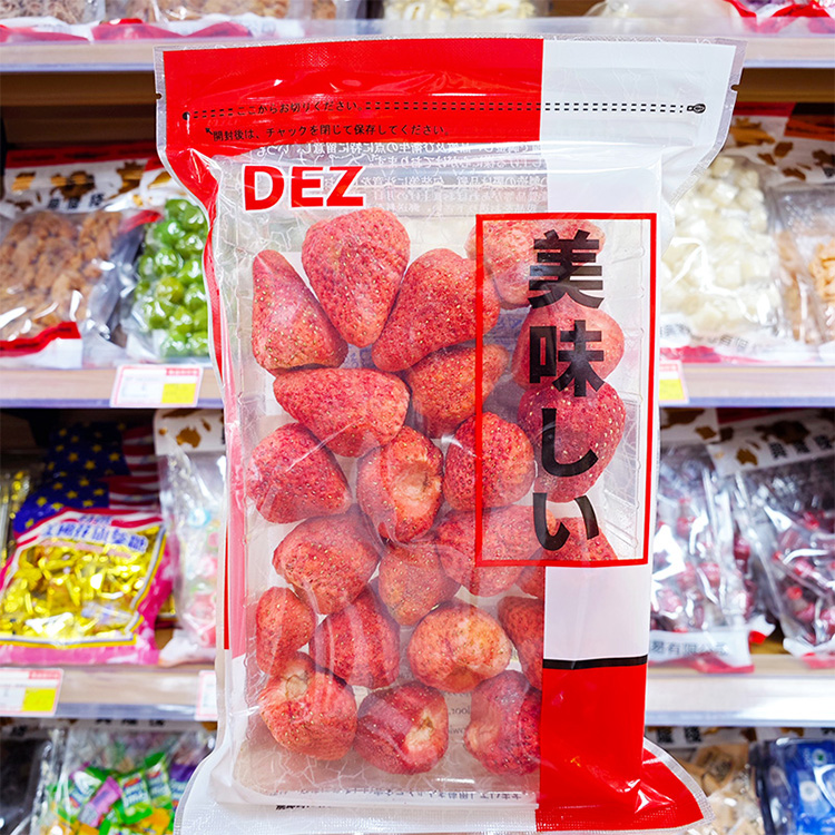 香港 DEZ冻干草莓干120g袋装 蜜饯果脯水果干即食零食小吃