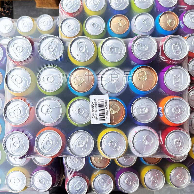 混合装汽水碳酸饮料罐装