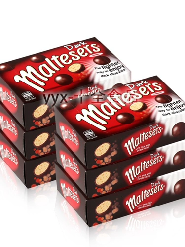 Австралия импортировал Maltesers Macity 90g Macin Malt Crispy Heart Black Chocolate Fancual Cancual закуски