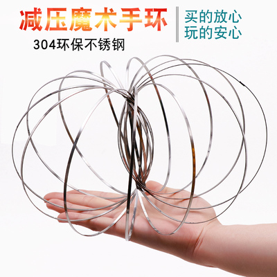 流体神奇花样变形锻炼手圈玩具