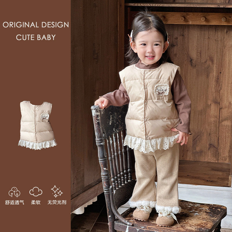 2025年新款婴儿女宝羽绒马甲新国标轻薄羽绒衣服90白鸭绒马夹外套,童装/婴儿装/亲子装,羽绒马甲,淘宝优惠券,粉丝福利购,淘宝优惠卷