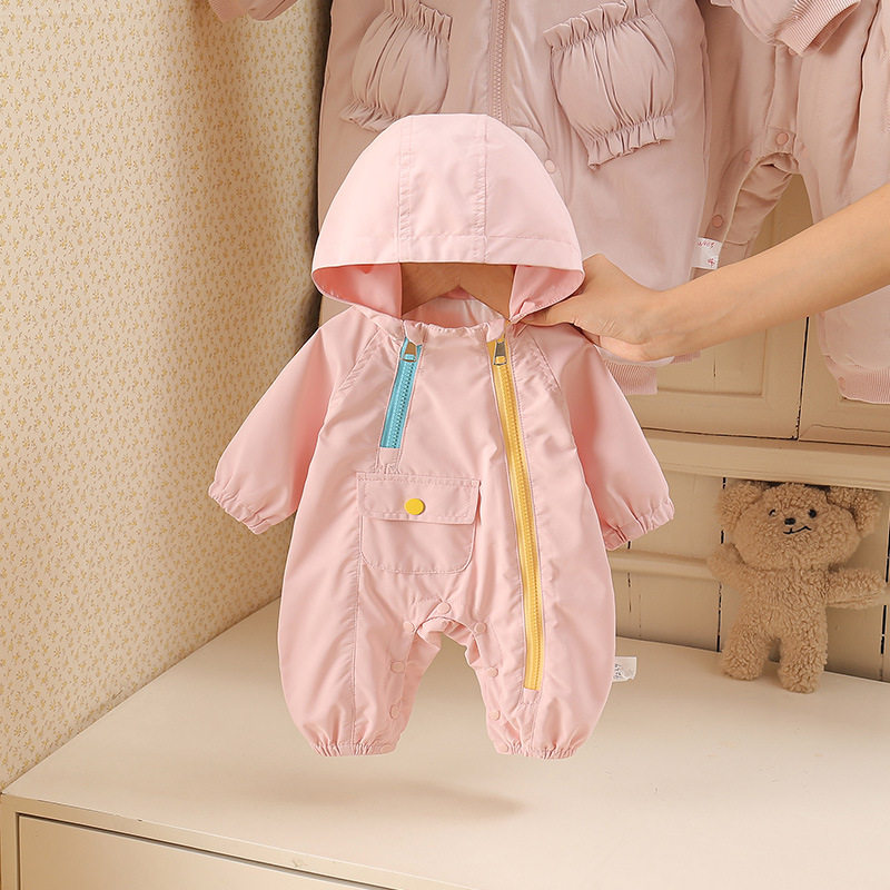 款彩虹冲锋风衣男女哈衣连体衣哈衣宝宝婴儿儿童衣服抗风外出服,童装/婴儿装/亲子装,儿童冲锋衣,淘宝优惠券,粉丝福利购,淘宝优惠卷