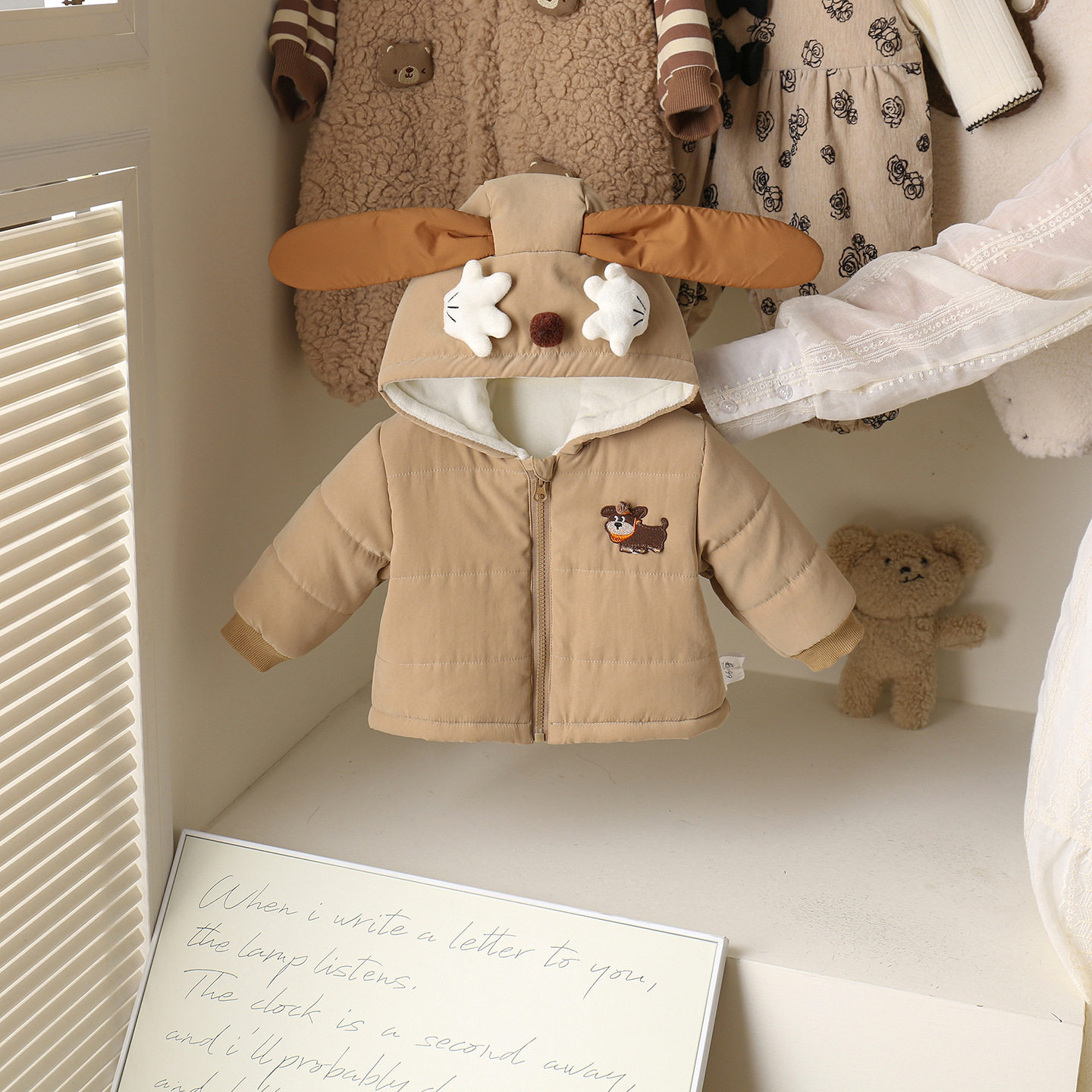 婴童棉服外套冬款洋气夹棉连帽上衣儿童保暖厚款棉衣宝宝棉袄冬季,童装/婴儿装/亲子装,普通外套,淘宝优惠券,粉丝福利购,淘宝优惠卷