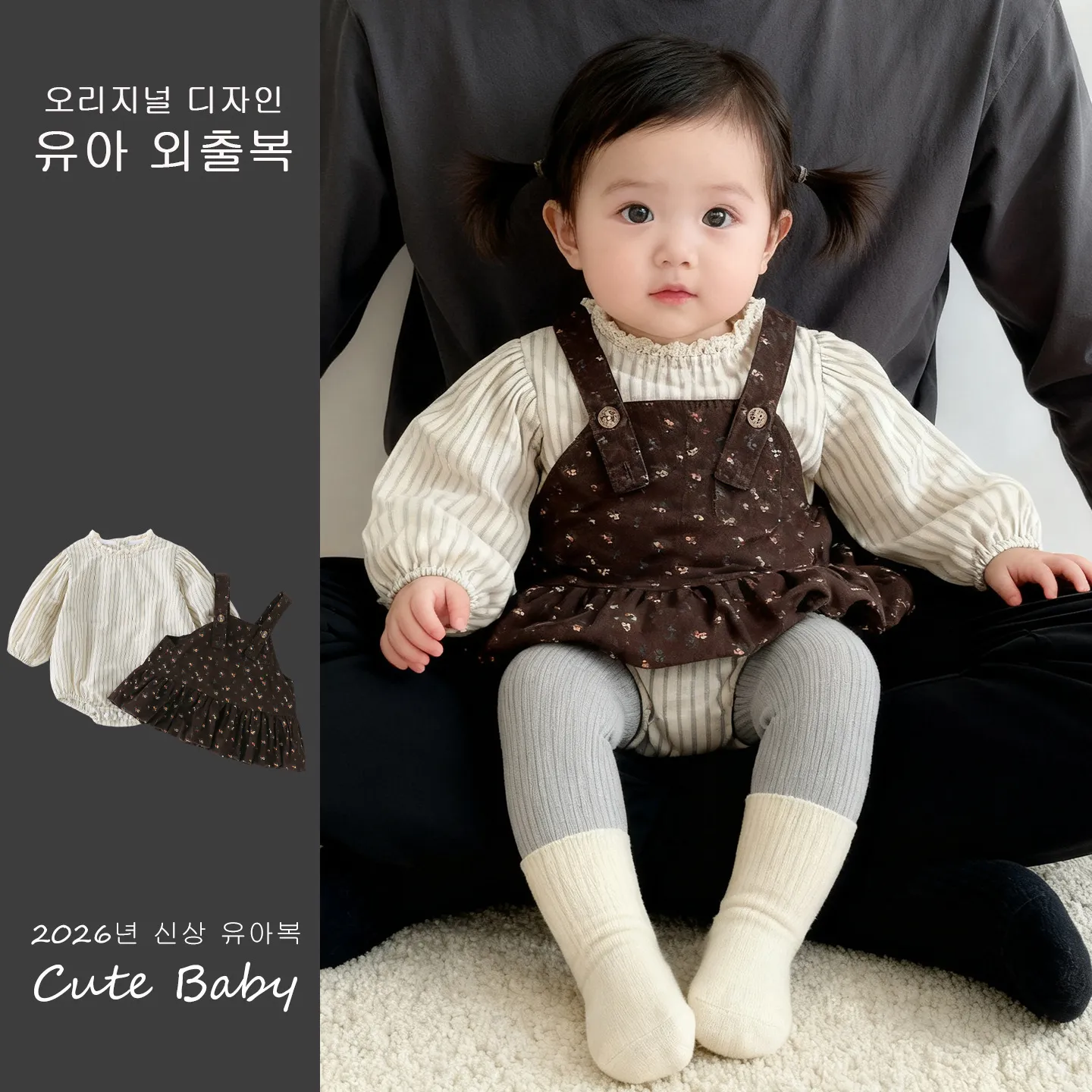 婴儿衣服春装女宝宝吊带裙包屁衣两件套公主哈衣新生儿外出连体衣