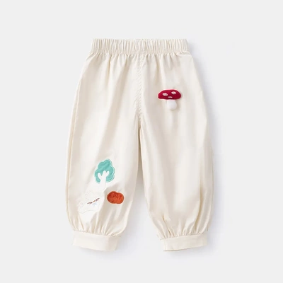 2025春季女童休闲裤百搭外穿长裤5085小童宝宝春秋洋气宽松束脚裤