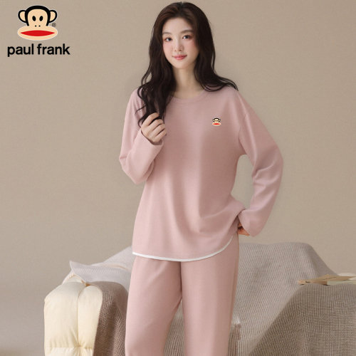 大嘴猴情侣睡衣女式春秋款长袖套装男士秋冬季可外穿家居服两件套