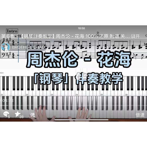 周杰伦 - 花海BROTHER_CHAO钢琴伴奏谱