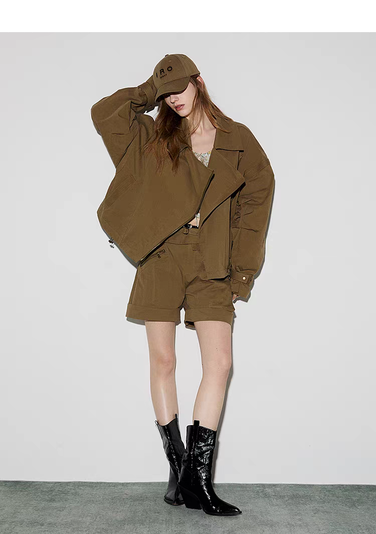 IRO PYRE【秋行系列】夹克外套短款廓形风衣法式轻奢25早秋新款