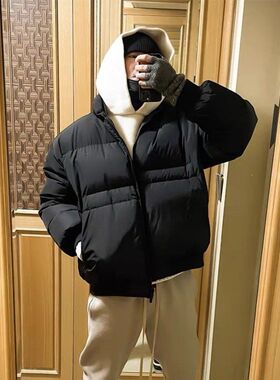 FEAR OF GOD主线ESSENTIALS宽松立领羽绒服高街潮流外套