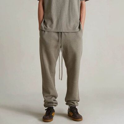 FOG STACK复线ESSENTIALS第九季高街休闲宽松金属压胶情侣卫裤潮