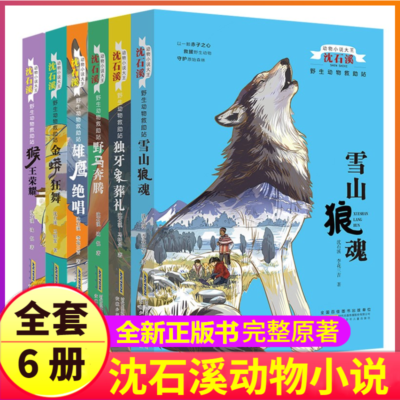 全套6本正版版雪山狼魂野马奔腾