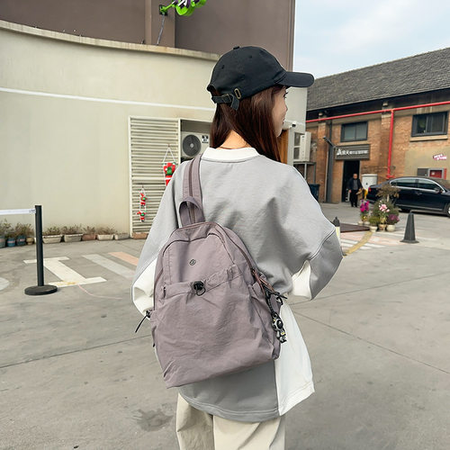 多功能两用胸包男女户外出行旅行轻便小型双肩包运动登山包斜挎包