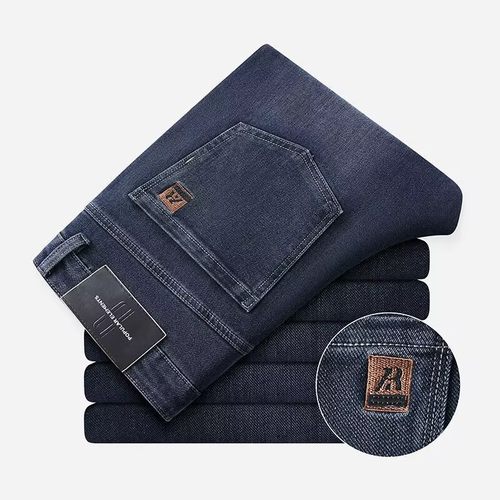 休闲直筒潮流百搭牛仔裤