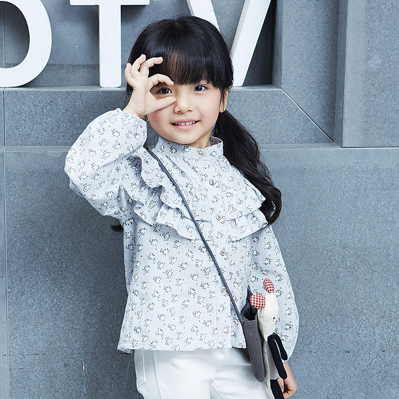 Chemise fille à manche longue - Ref 2086378 Image 3