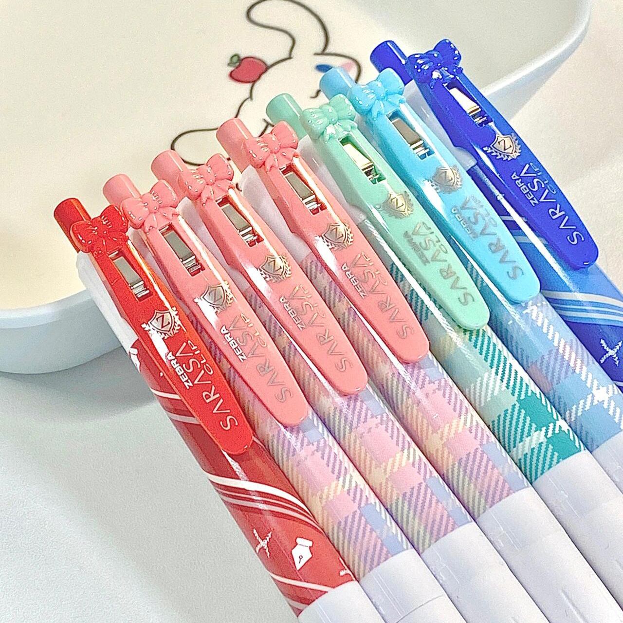 zebra斑马格柄限定蝴蝶中性笔